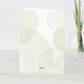 Wonderful Floral Birthday Card カード (裏面)