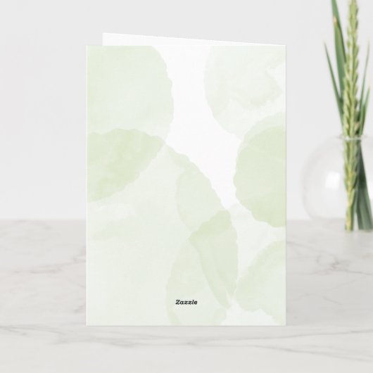  Wonderful Floral Birthday Card カード (裏面)