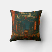 Wonderful Hong Kong Christmas streets クッション (裏面)