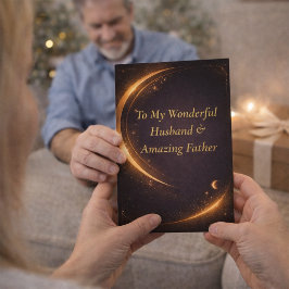 Wonderful Husband Amazing Father Father’s Day Card カード