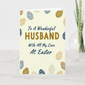 Wonderful Husband Easter Card カード (正面)