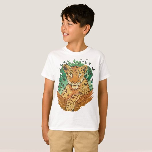 wonderful leopard design with a grandiose charisma tシャツ (正面フル)