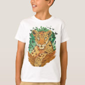 wonderful leopard design with a grandiose charisma tシャツ (正面)
