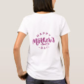 Wonderful motherday-desig tシャツ (裏面)