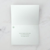 Wonderful Snowflake Christmas Card カード (内部)