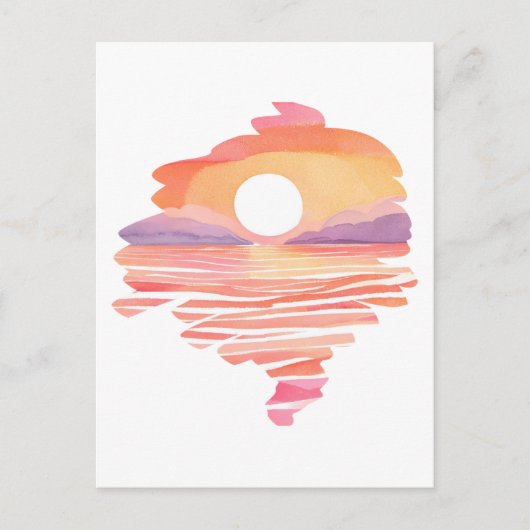 Wonderful Sunset ポストカード (正面)