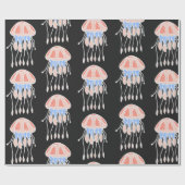 Wonderful vintage seamless pattern of jellyfish. B ラッピングペーパー (フラット)
