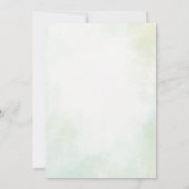 Wonderful Woodland Deer Baby Shower 招待状 (裏面)