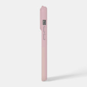 Wonderfully Made Psalm 139:14 Pink Minimalist  iPhoneケース (左側面)
