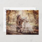 WonderFUR Life：ペットのクリスマスポストカード シーズンポストカード (正面/裏面)