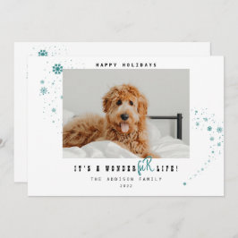 WonderFUR Life Pet Photo Christmas シーズンカード
