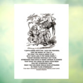 Wonderlandあなたが公爵夫人であるように見えるであろう ウィンドウサイン (シート3)