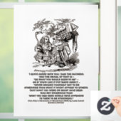 Wonderlandあなたが公爵夫人であるように見えるであろう ウィンドウサイン (ホーム)