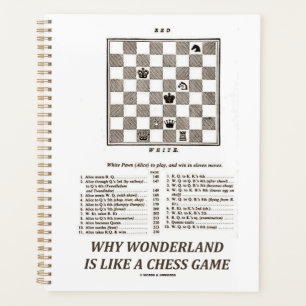 Wonderlandがチェスのゲームのようである理由(序文) プランナー手帳