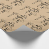 Wonderlandでアリスを飲む ラッピングペーパー (角)