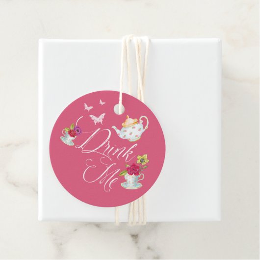 Wonderlandのフローラティーカップで私のア鮮やかリスを飲む フェイバータグ (インサイチュ)