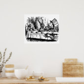 Wonderlandのポスターヴィンテージイラストレーションアリス ポスター (キッチン)