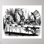 Wonderlandのポスターヴィンテージイラストレーションアリス ポスター (正面)