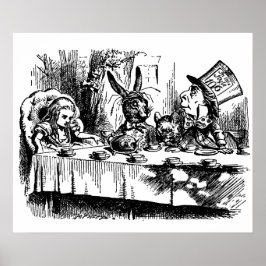 Wonderlandのポスターヴィンテージイラストレーションアリス ポスター