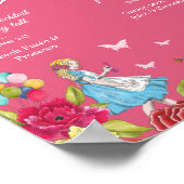 Wonderlandのヴィンテージアリス ポスター (角)