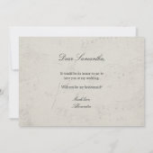 Wonderlandの私の花嫁ヴィンテージアリス 招待状 (裏面)