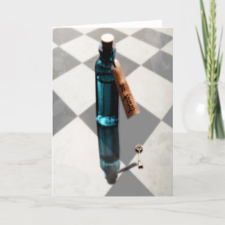 WONDERLANDグリーティングカードを飲む カード