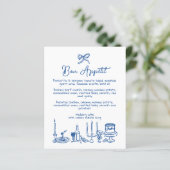 WONDERLANDハンドドロー編集可能結婚メニュー (スタンド正面)