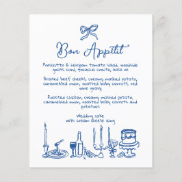 WONDERLANDハンドドロー編集可能結婚メニュー