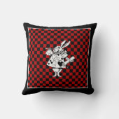 Wonderland白うさぎのテキスト/カラーアリス クッション (裏面)