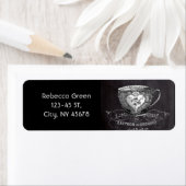 Wonderland茶のシャルボードアリスパーティーティーカップ ラベル (インサイチュ)