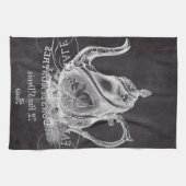 Wonderland茶のシャルボードティーポットAliceパーティー キッチンタオル (横)