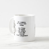 Wonderland飲み物には気を付けなさい(アリス) コーヒーマグカップ (正面左)