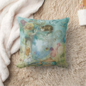 Wonderland - Alice in Wonderland Collage クッション (ブランケット)