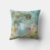 Wonderland - Alice in Wonderland Collage クッション (裏面)