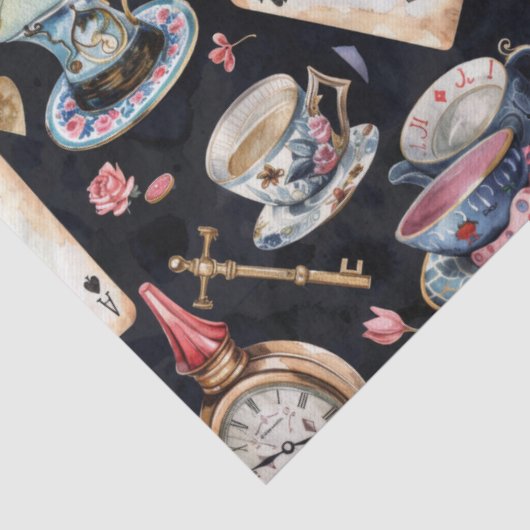 Wonderland Alice Pattern  薄葉紙 (詳細)