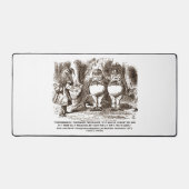 Wonderland Alice Tweedledum Tweedledee Logic Qte デスクマット (正面)