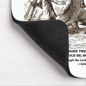 Wonderland Alice Tweedledum Tweedledee Logic Qte マウスパッド (コーナー)