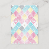 Wonderland Baby Shower Bookリクエスト エンクロージャーカード (裏面)