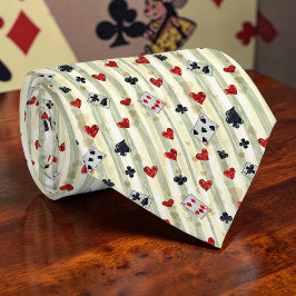 Wonderland Cards Pattern Necktie Tie ネクタイ