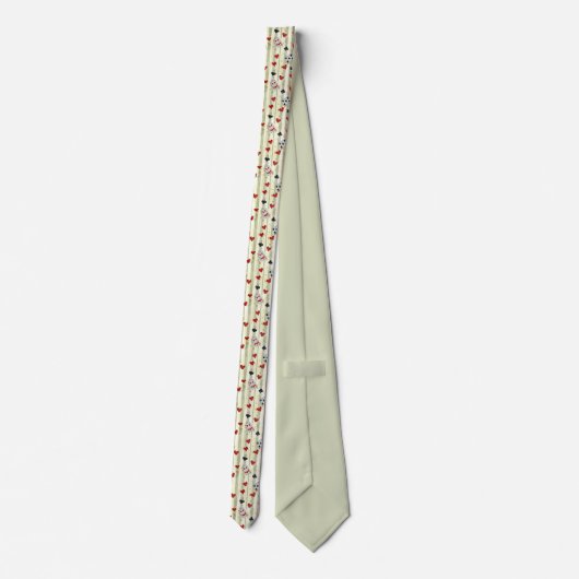 Wonderland Cards Pattern Necktie Tie ネクタイ (裏面)