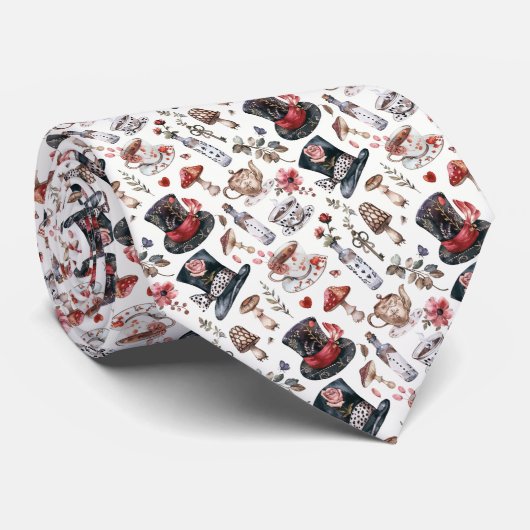 Wonderland Classic Pattern Necktie Tie ネクタイ (ロール)