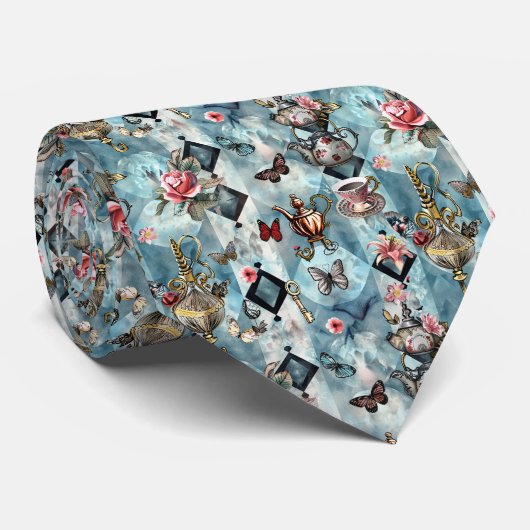 Wonderland Classic Pattern Necktie Tie ネクタイ (ロール)