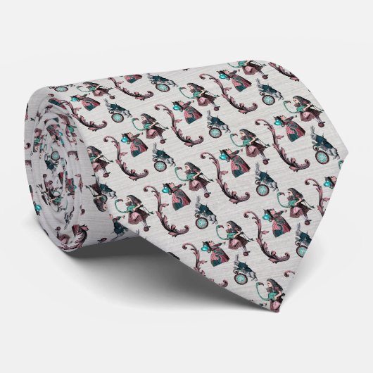 Wonderland Classic Pattern Necktie Tie ネクタイ (ロール)