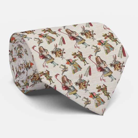 Wonderland Classic Pattern Necktie Tie ネクタイ (ロール)