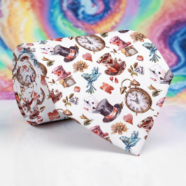 Wonderland Classic Pattern Necktie Tie ネクタイ