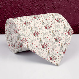 Wonderland Classic Pattern Necktie Tie ネクタイ