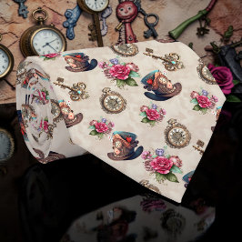 Wonderland Classic Pattern Necktie Tie ネクタイ