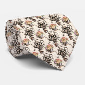 Wonderland Classic Teapot Pattern Necktie Tie ネクタイ (ロール)