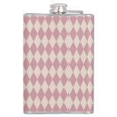 Wonderland Green MauveでAliceを飲市松模様にむ フラスク (裏面)
