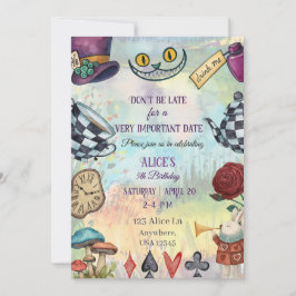 Wonderland Invitation 招待状